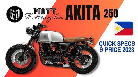 akita philippines|MUTT Motorcycles .